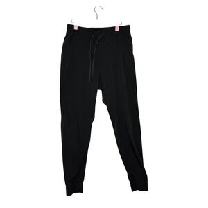 Lululemon License to Train‎ Jogger Black Mens Size Medium T Grid Texture Pants